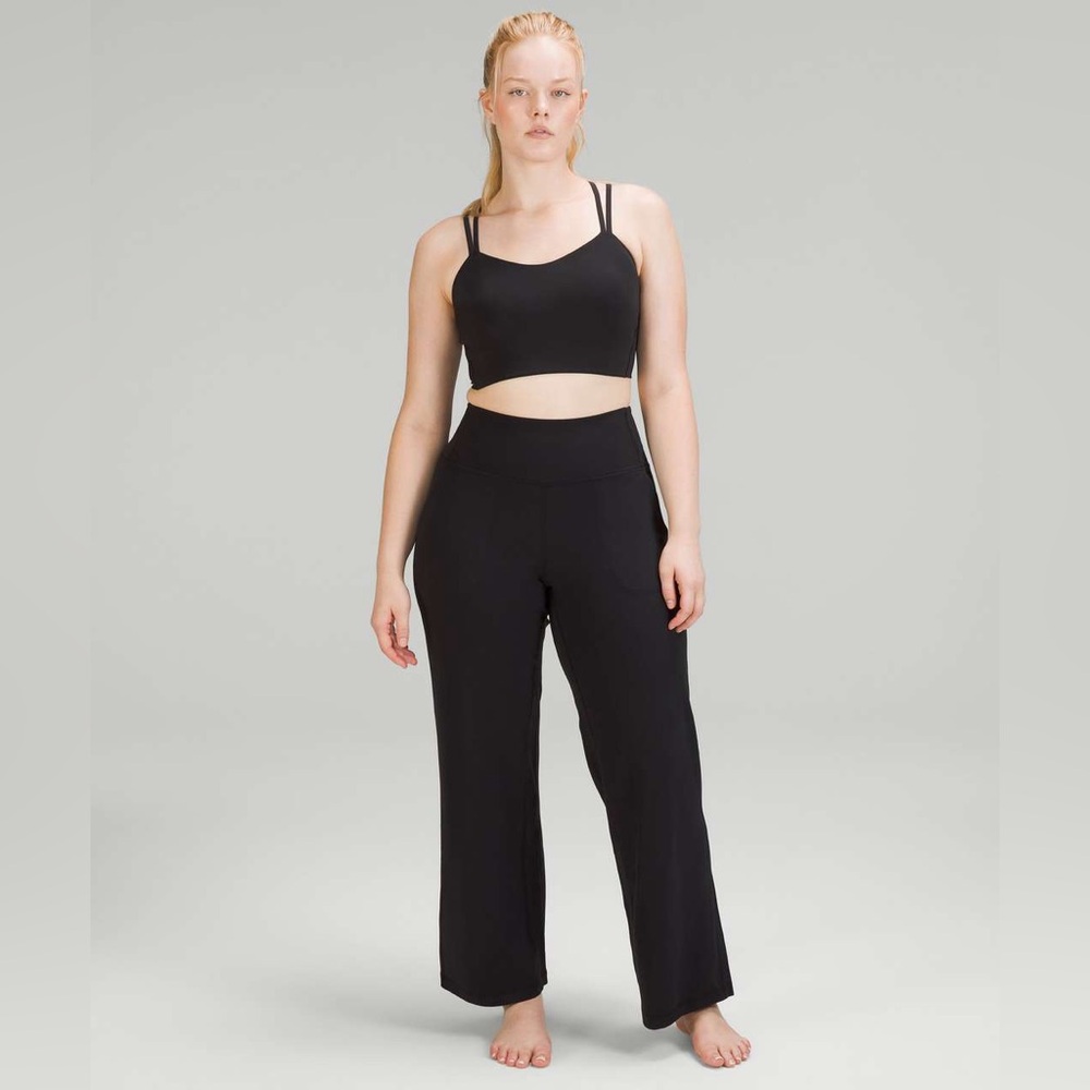 lululemon athletica Black Wide-Leg Pants